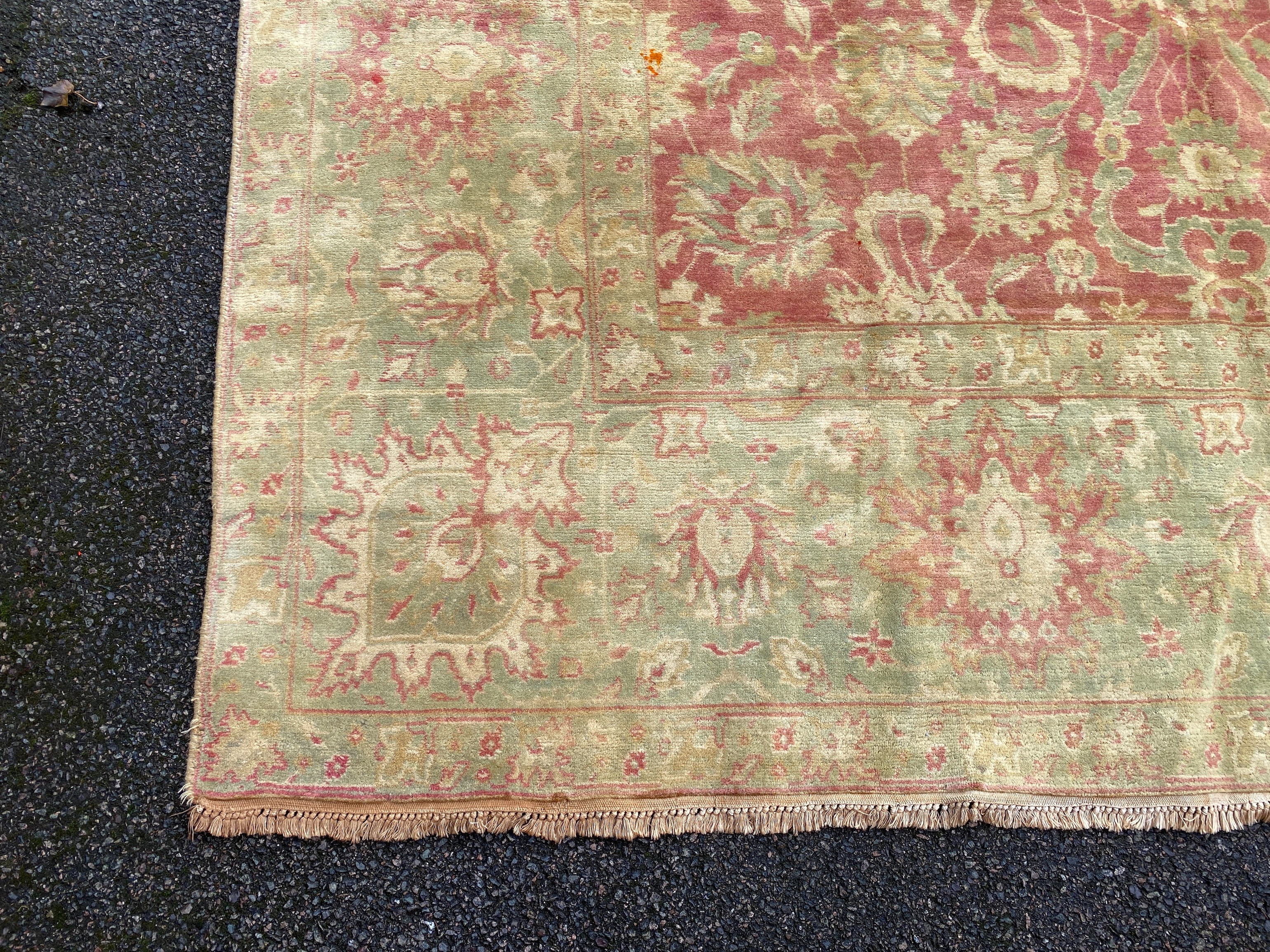An Indian Agra carpet, 358 x 261cm